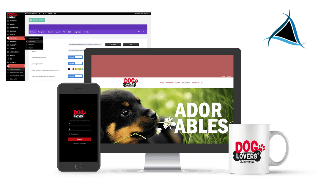 Sitios web personalizados - Hosting y dominio - Jorge A. Merino - El Salvador