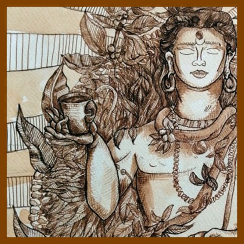 BUDA - Serie cafeína - Hecha con café espresso - Jorge A. Merino - El Salvador