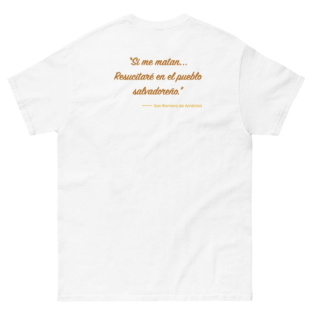 Camiseta gruesa hombre 100% algodón – San Romero de América - Imagen 3